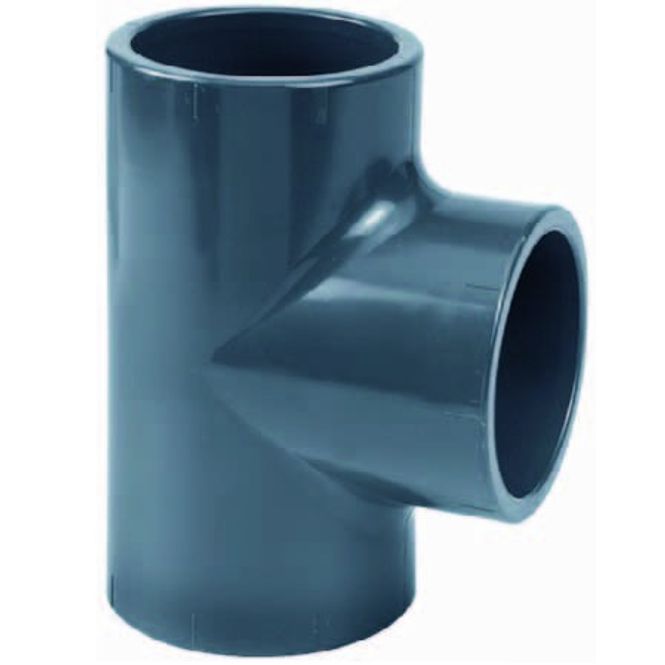 Hovedbilde PVC T-Rør | 90° T Ø25mm PN16