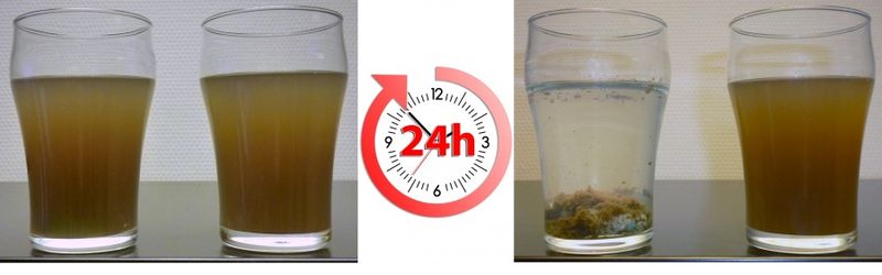 PONDZINGER FOSFATFJERNER OG PARTIKKELFELLER