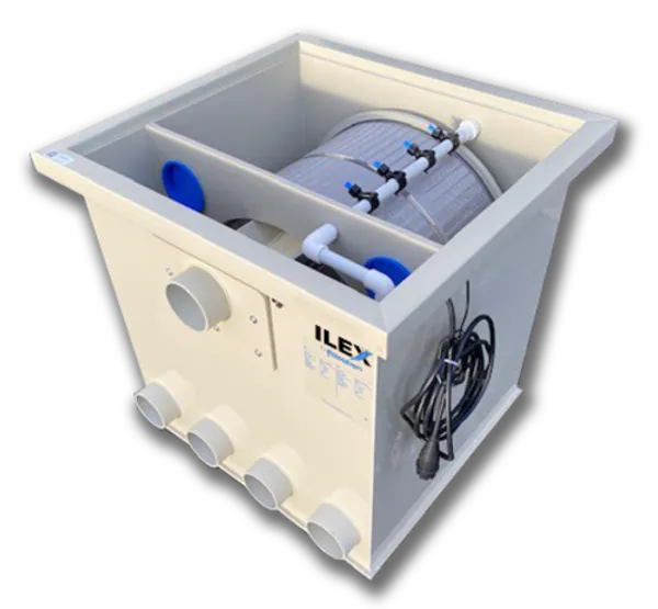 Hovedbilde Ilex Drum 60 | Trommelfilter M. Intern Høytrykkspumpe