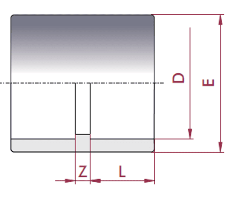 PVC Skjøt Muffe | Ø75mm PN16