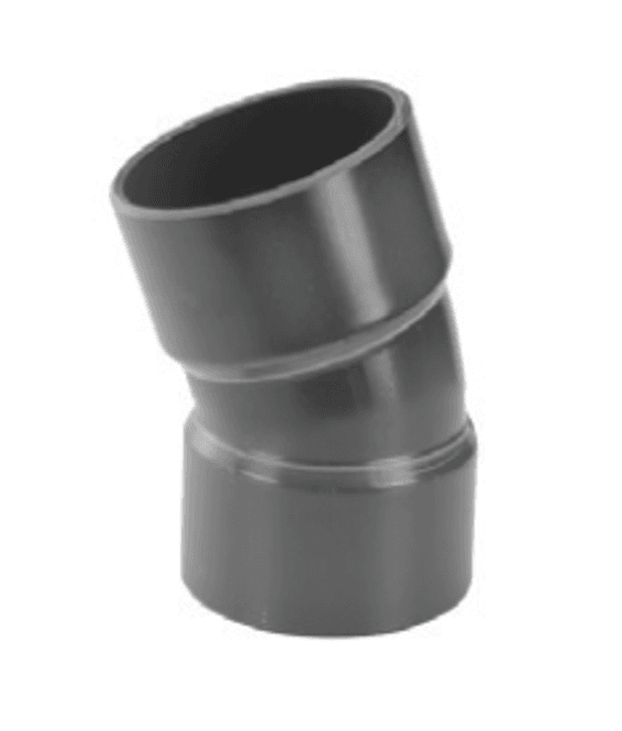 Huvudbild PVC Albue | 15° Ø63mm PN10