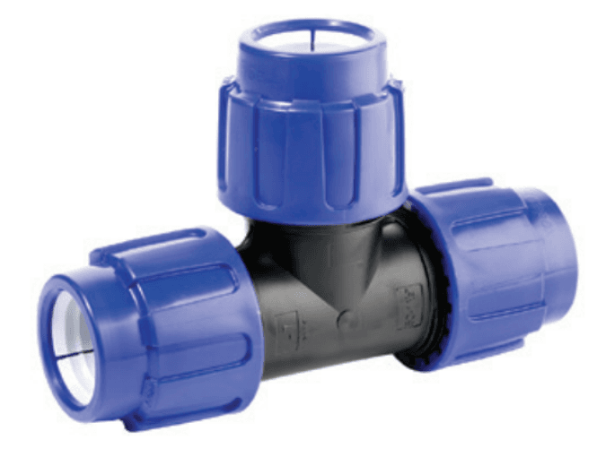 Hovedbilde PP Klemkobling T-Stykke | Ø40mm